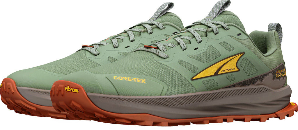 Altra Men's Lone Peak 9+ GORE-TEX Trail Running Shoes - Green