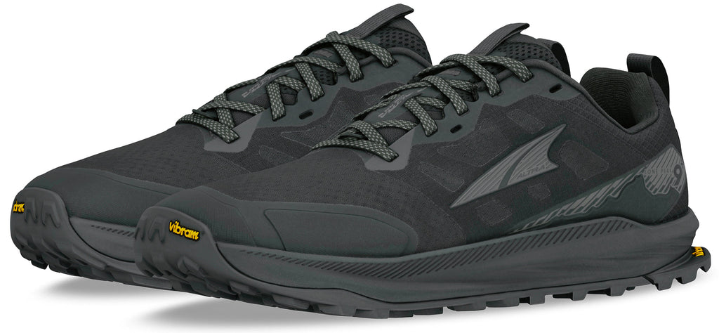 Altra Men's Lone Peak 9+ Wide Fit Trail Running Shoes - Black