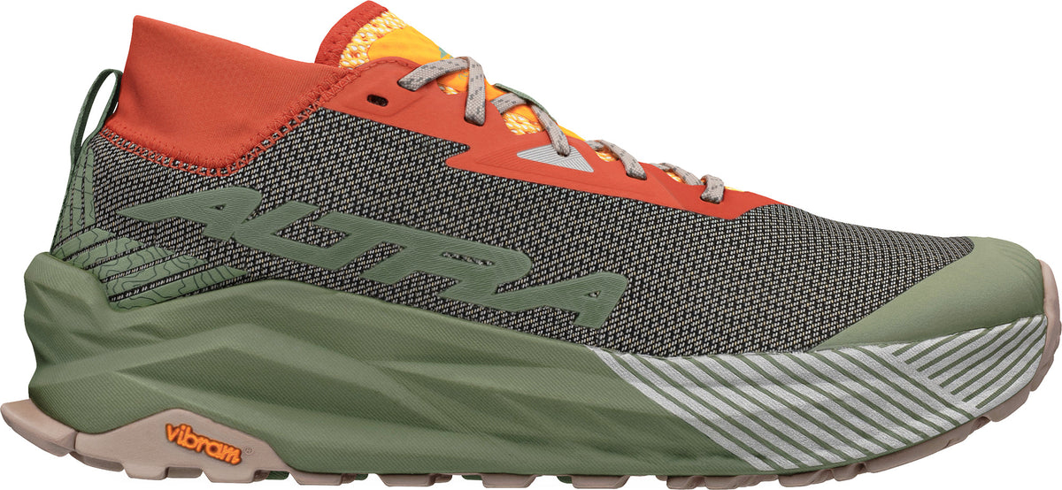 Altra Men's Olympus 275 Trail Running Shoes - Green
