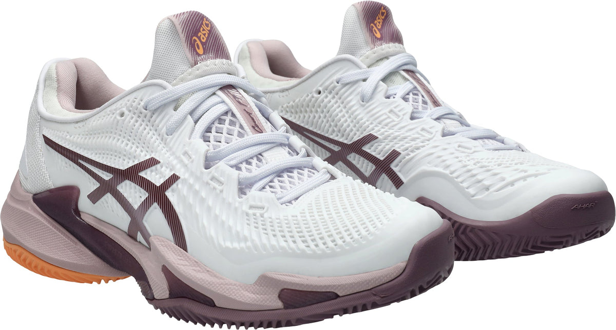 Asics Women's Court FF 3 Clay Tennis Shoes - White