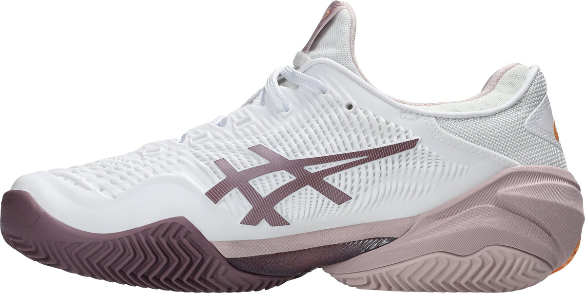 Asics Women's Court FF 3 Clay Tennis Shoes - White
