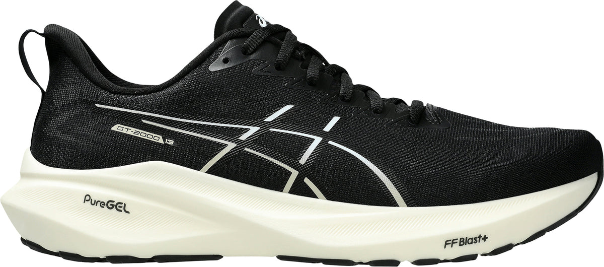 Asics Men's GT 2000 13 Wide Fit Running Shoes - Black