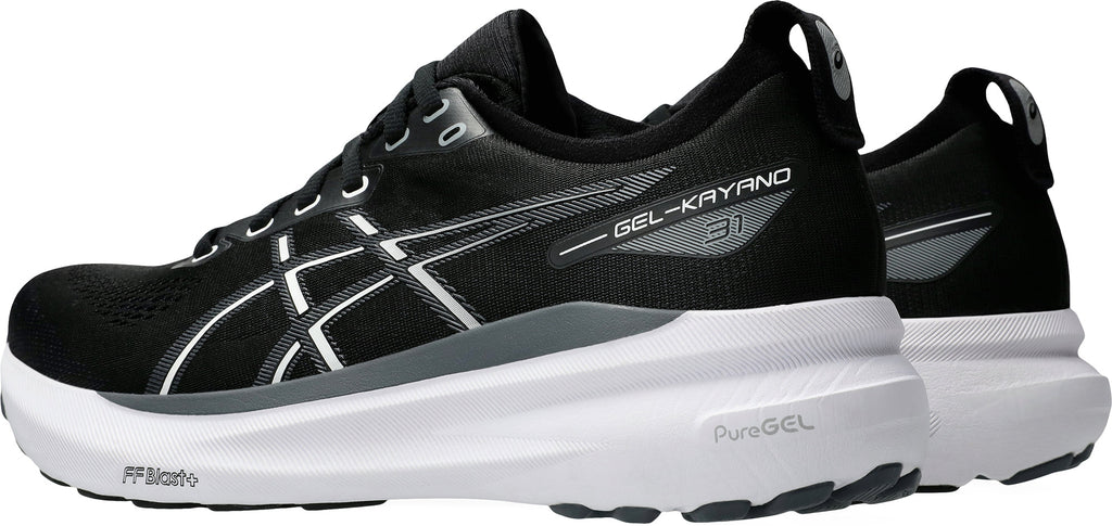 Asics Men's Gel Kayano 31 Wide Fit (2E) Running Shoes - Black