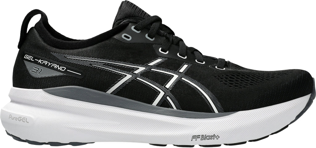 Asics Men's Gel Kayano 31 Wide Fit (2E) Running Shoes - Black