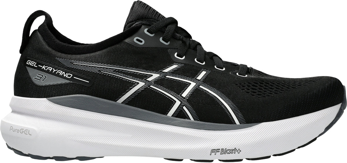 Asics Men's Gel Kayano 31 Wide Fit (2E) Running Shoes - Black