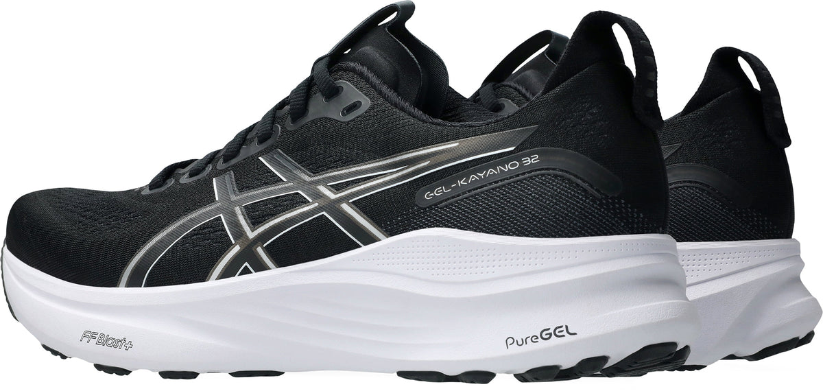 Asics Men's Gel Kayano 32 Wide Fit (2E) Running Shoes - Black