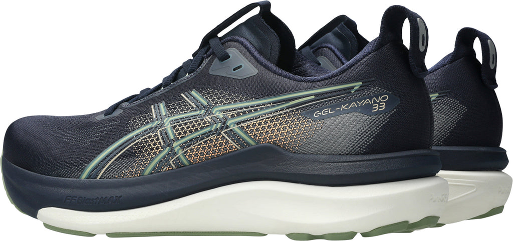 Asics Men's Gel Kayano 33 Wide Fit (2E) Running Shoes - Blue