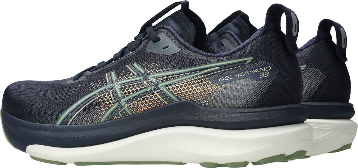 Asics Men's Gel Kayano 33 Wide Fit (2E) Running Shoes - Blue