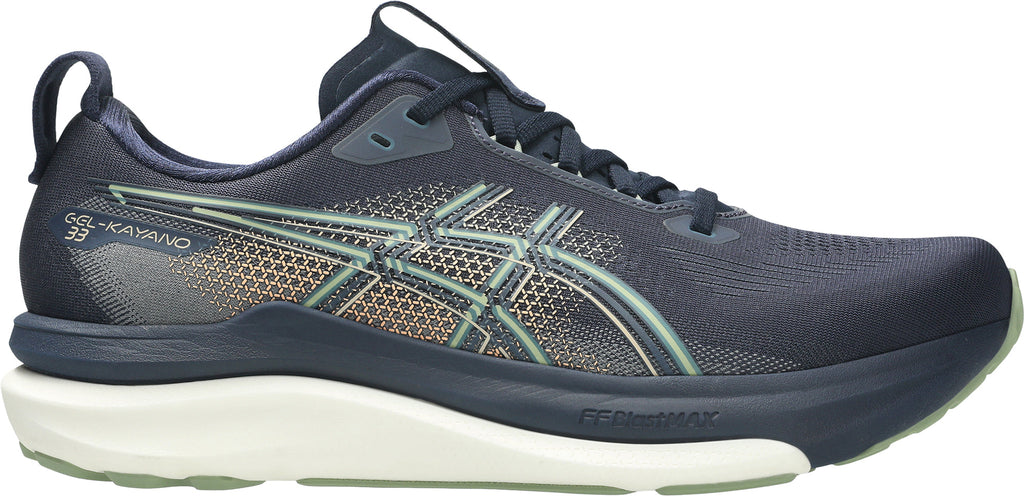 Asics Men's Gel Kayano 33 Wide Fit (2E) Running Shoes - Blue
