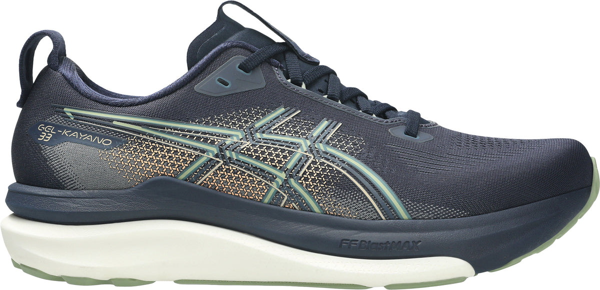 Asics Men's Gel Kayano 33 Wide Fit (2E) Running Shoes - Blue