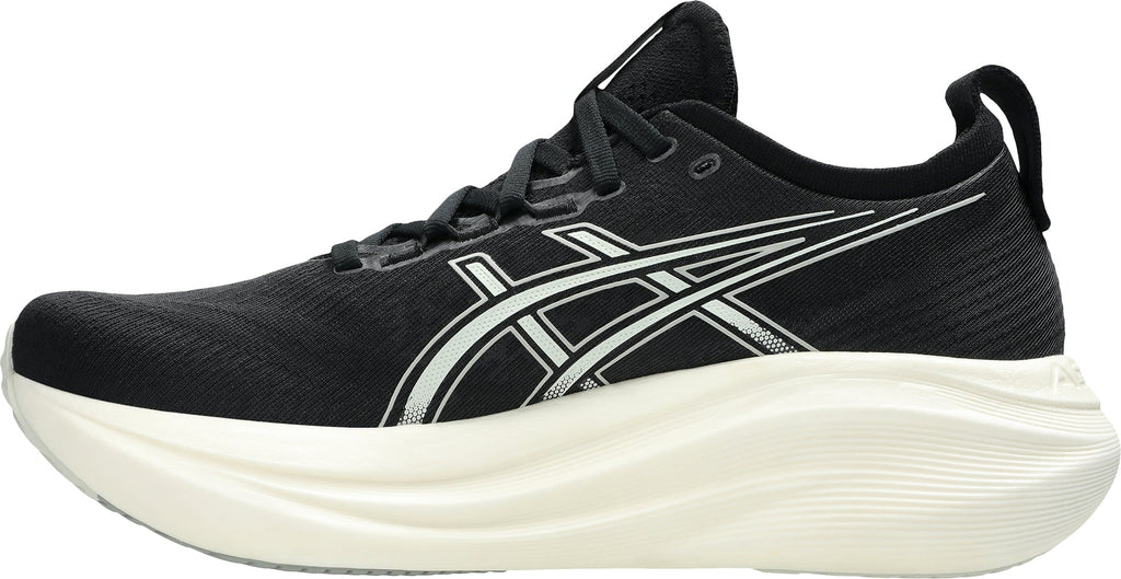 Asics Men's Gel Nimbus 27 Wide Fit Running Shoes - Black
