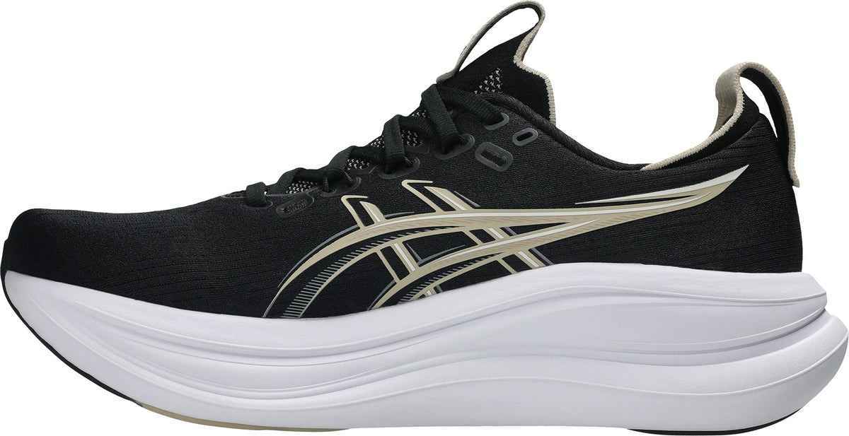 Asics Men's Gel Nimbus 28 Wide Fit Running Shoes - Black
