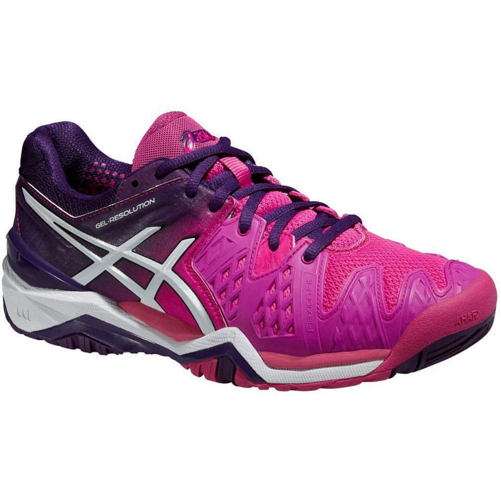 Asics Women's Gel Resolution 6 Clay Tennis Shoes - Pink