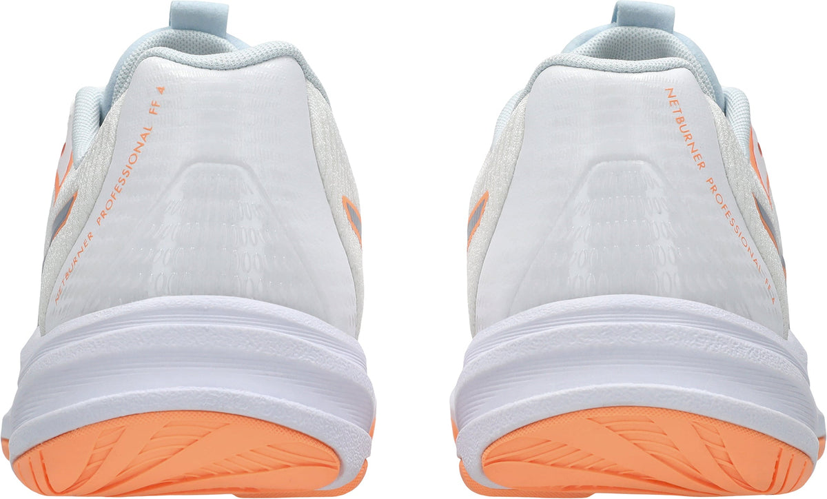 Asics Women's Netburner Professional FF 4 Netball Shoes - White