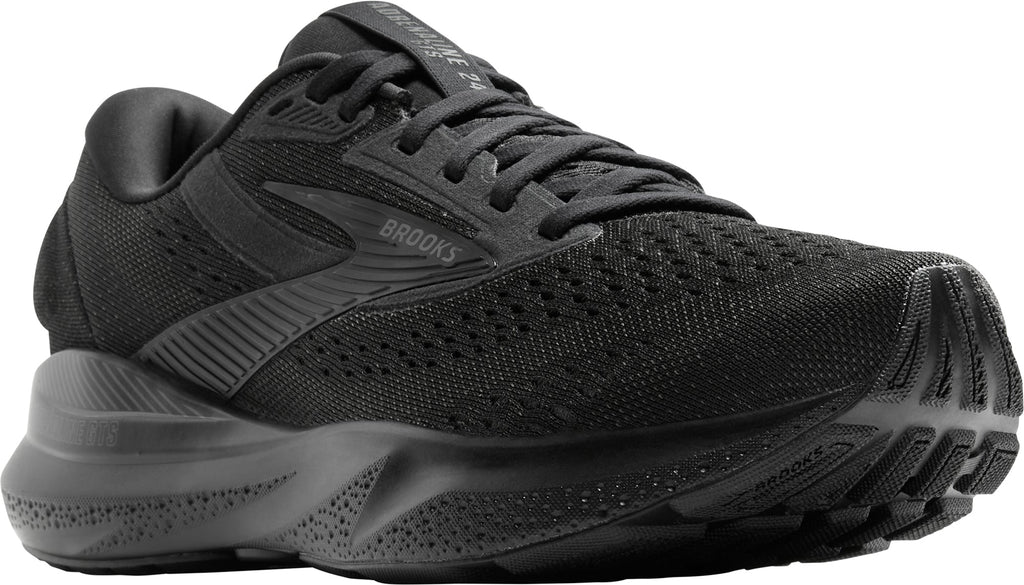 Brooks Men's Adrenaline GTS 24 Wide Fit Running Shoes - Black