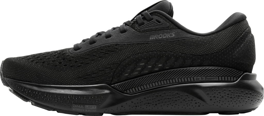 Brooks Men's Adrenaline GTS 24 Wide Fit Running Shoes - Black