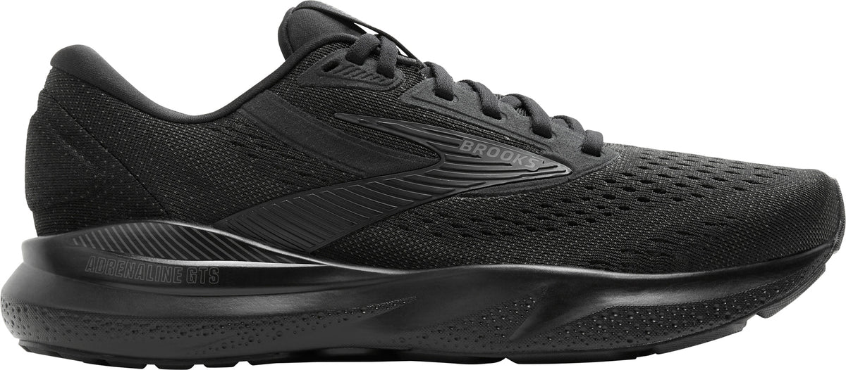 Brooks Men's Adrenaline GTS 24 Wide Fit (4E) Running Shoes - Black