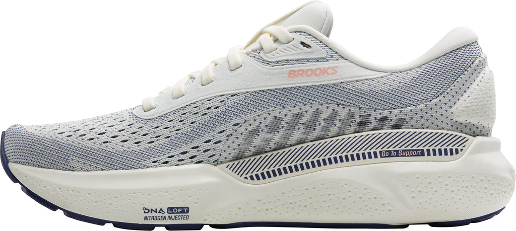 Brooks Women's Adrenaline GTS 24 Wide Fit Running Shoes - Grey