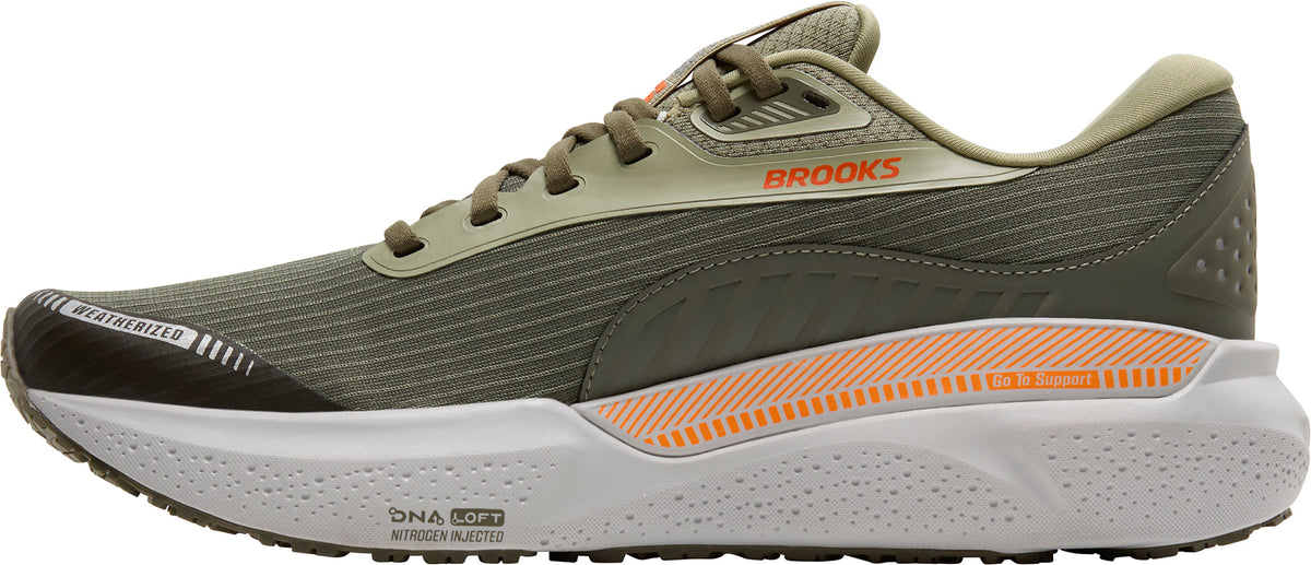 Brooks Men's Adrenaline GTS 24 Weatherized Running Shoes - Green