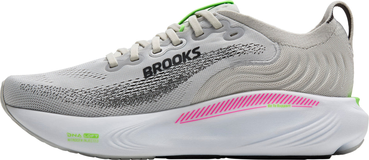 Brooks Women's Adrenaline GTS 25 Wide Fit Running Shoes - Grey