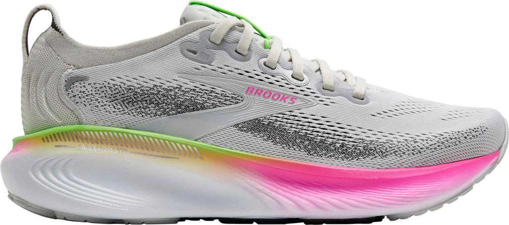 Brooks Women's Adrenaline GTS 25 Wide Fit Running Shoes - Grey