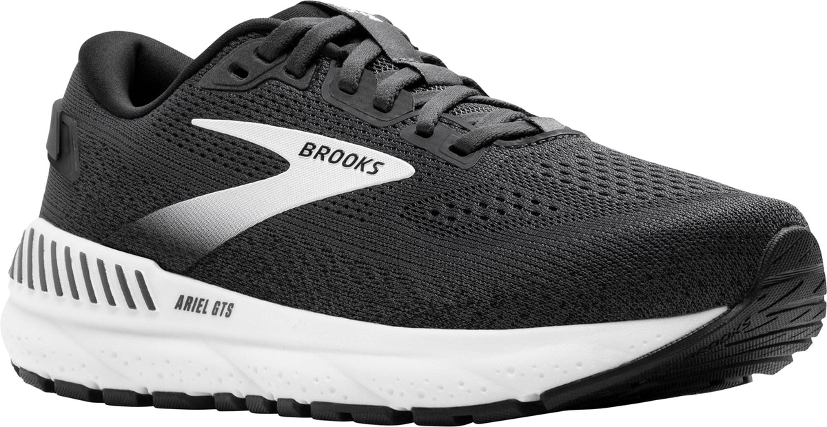Brooks Women's Ariel GTS 24 Wide Fit Running Shoes - Black