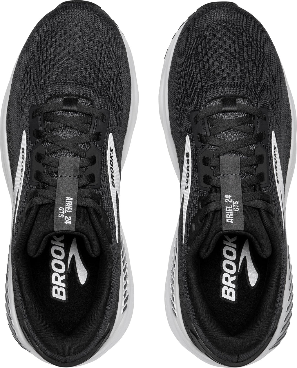 Brooks Women's Ariel GTS 24 Wide Fit Running Shoes - Black