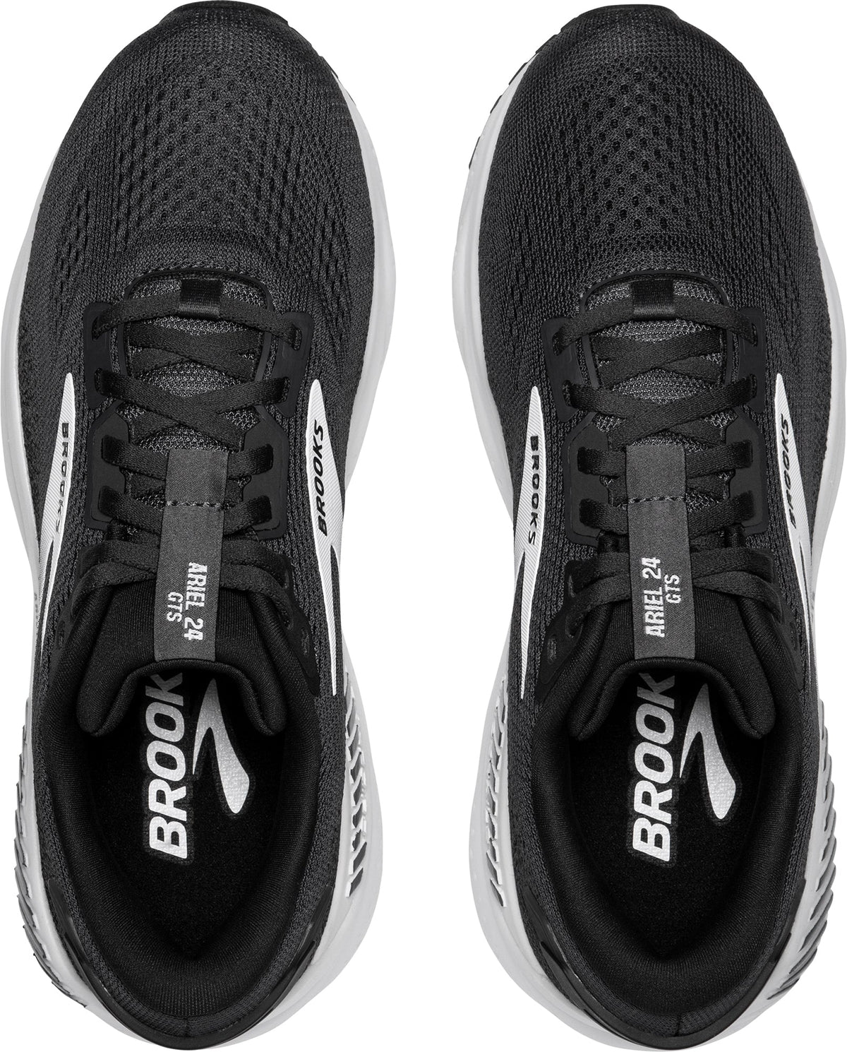 Brooks Women's Ariel GTS 24 Wide Fit Running Shoes - Black