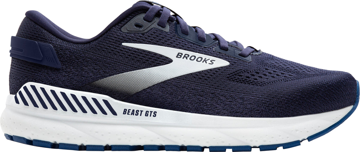 Brooks Men's Beast GTS 24 Wide Fit Running Shoes - Navy
