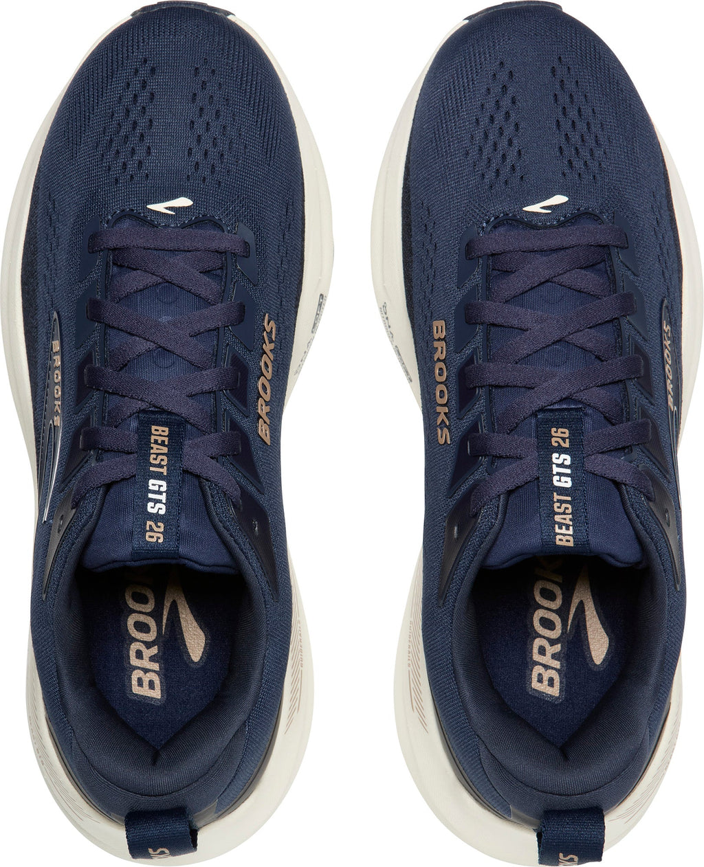Brooks Men's Beast GTS 26 Wide Fit Running Shoes - Blue