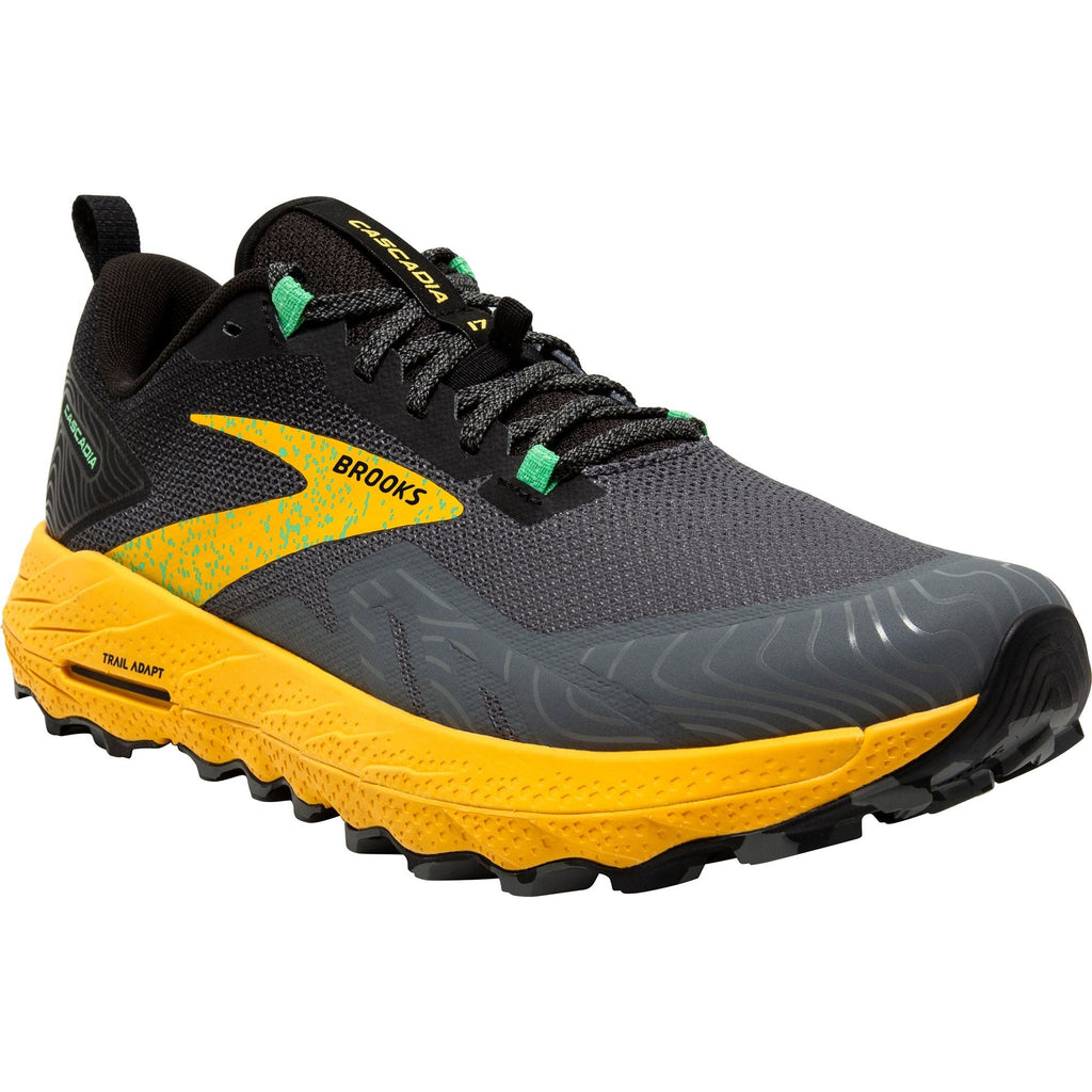 Brooks Men's Cascadia 17 Trail Running Shoes - Grey