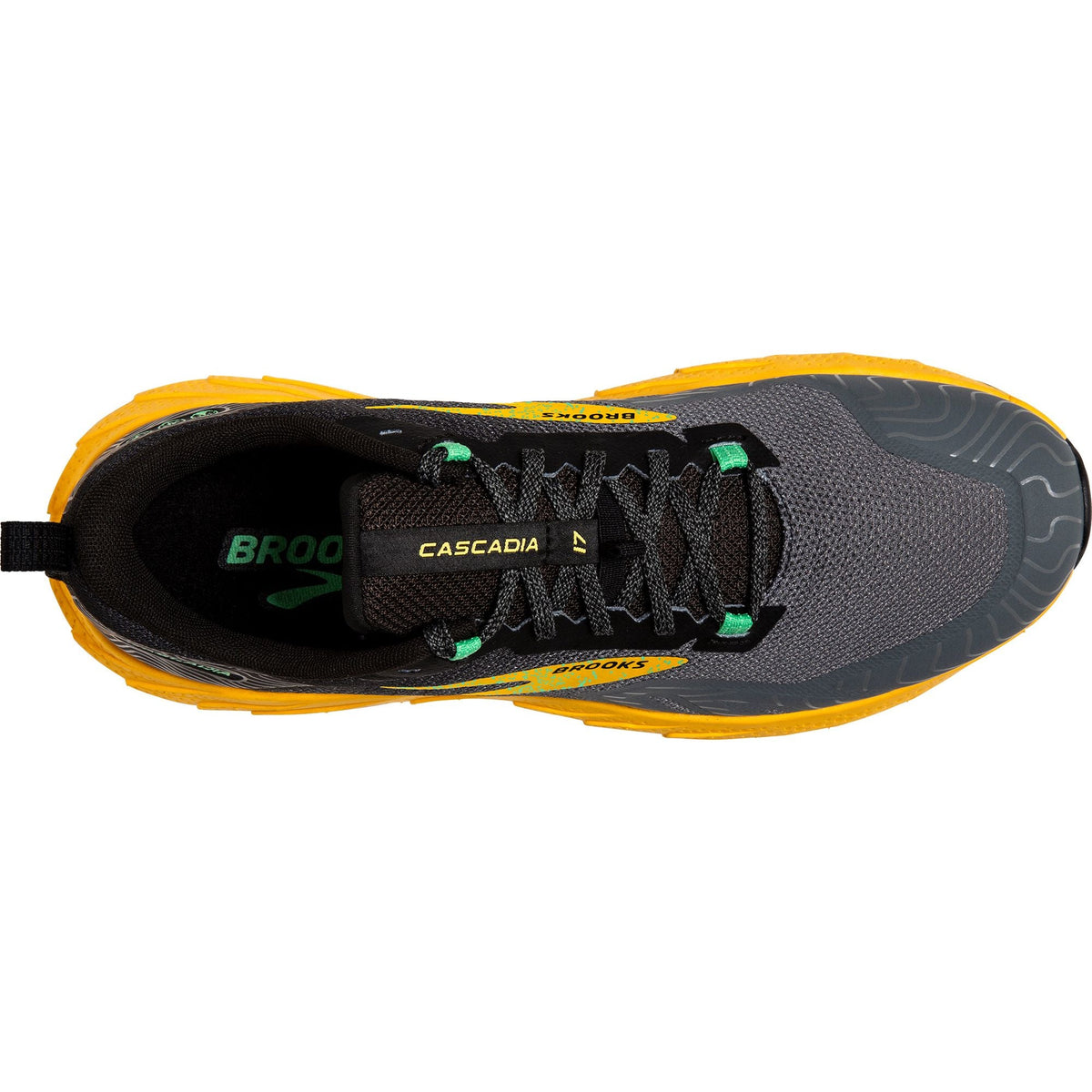 Brooks Men's Cascadia 17 Trail Running Shoes - Grey