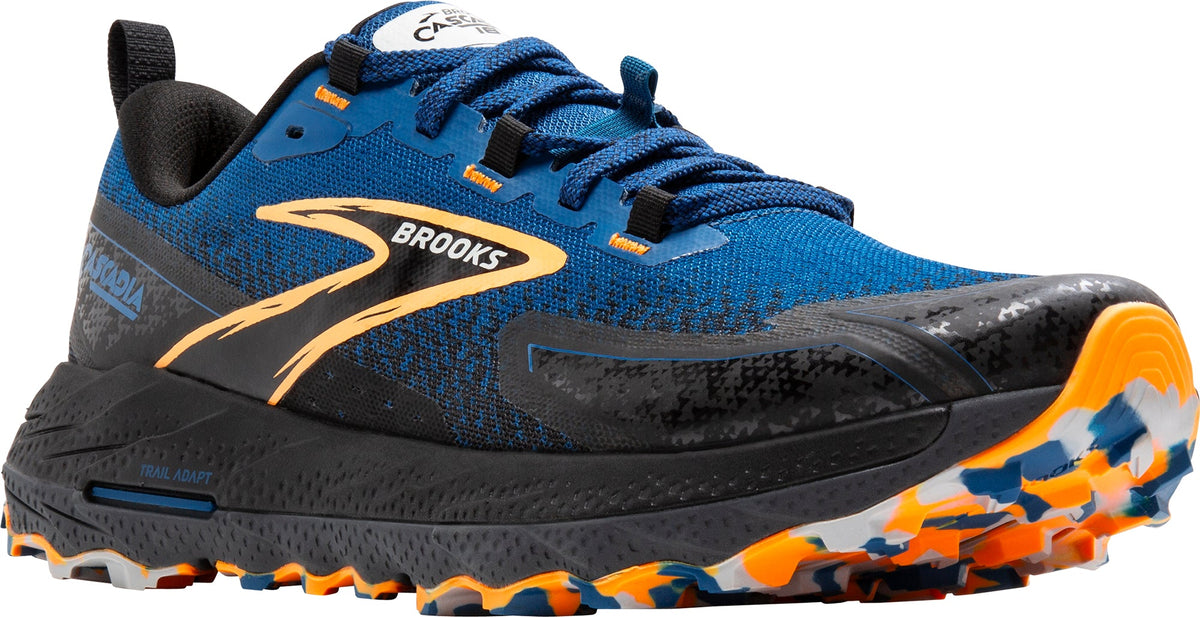Brooks Men's Cascadia 18 Trail Running Shoes - Blue