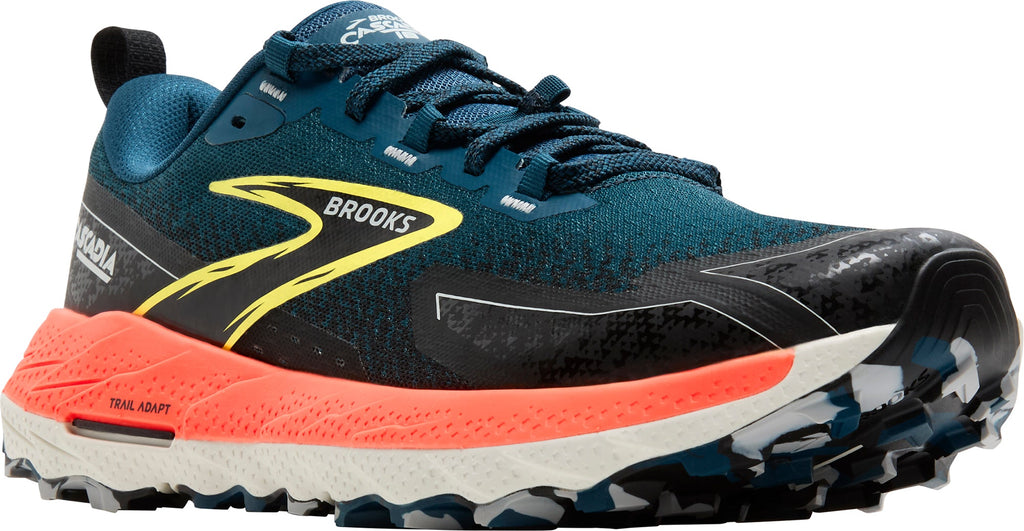 Brooks Men's Cascadia 18 Trail Running Shoes - Blue