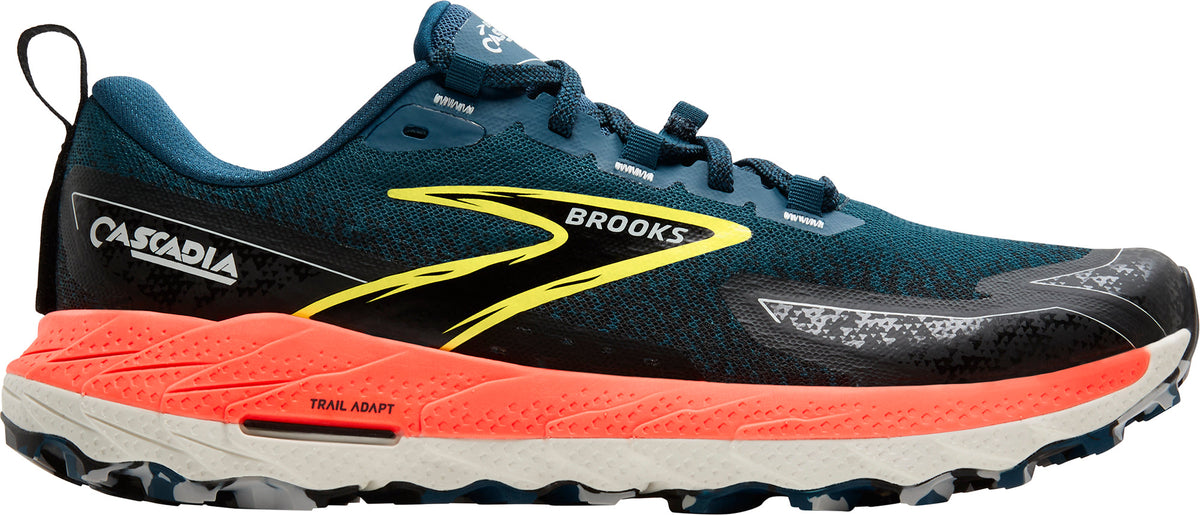 Brooks Men's Cascadia 18 Trail Running Shoes - Blue