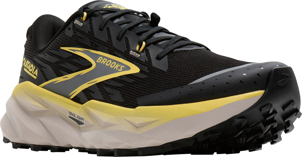 Brooks Men's Cascadia 19 Trail Running Shoes - Black