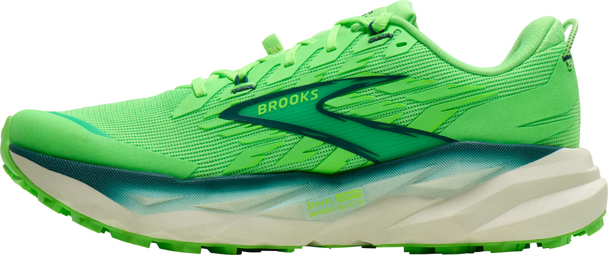 Brooks Men's Cascadia 19 Trail Running Shoes - Green