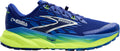 Brooks Men's Cascadia 19 Wide Fit Trail Running Shoes - Blue