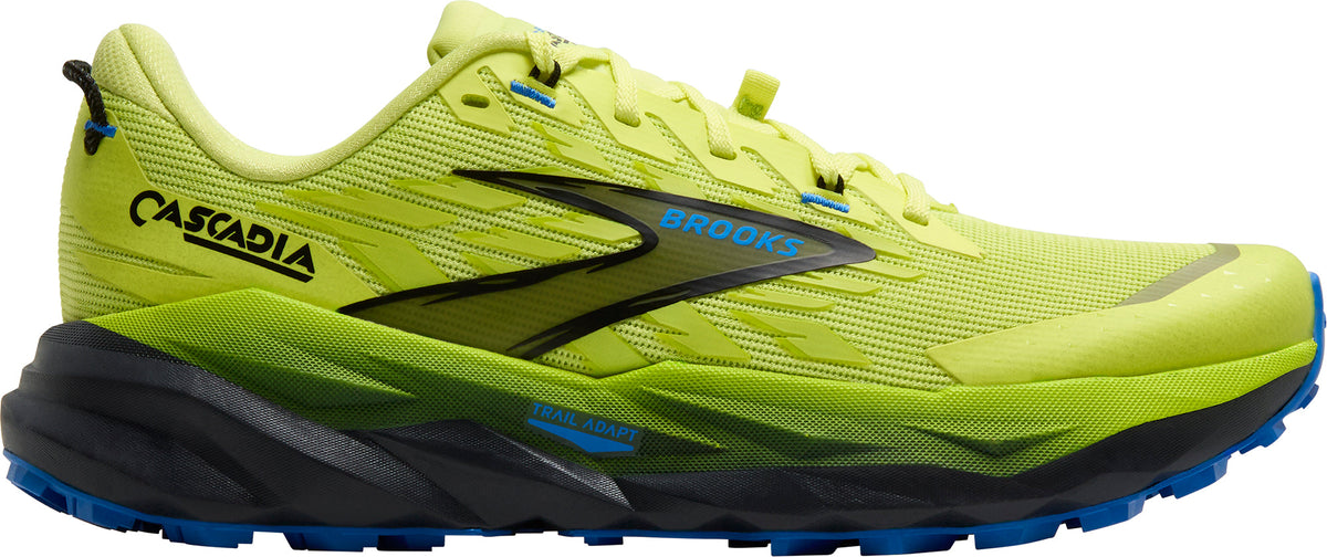 Brooks Men's Cascadia 19 Trail Running Shoes - Green