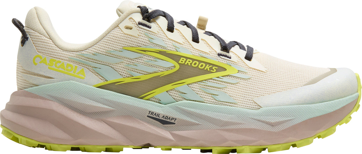 Brooks Women's Cascadia 19 Trail Running Shoes - Cream