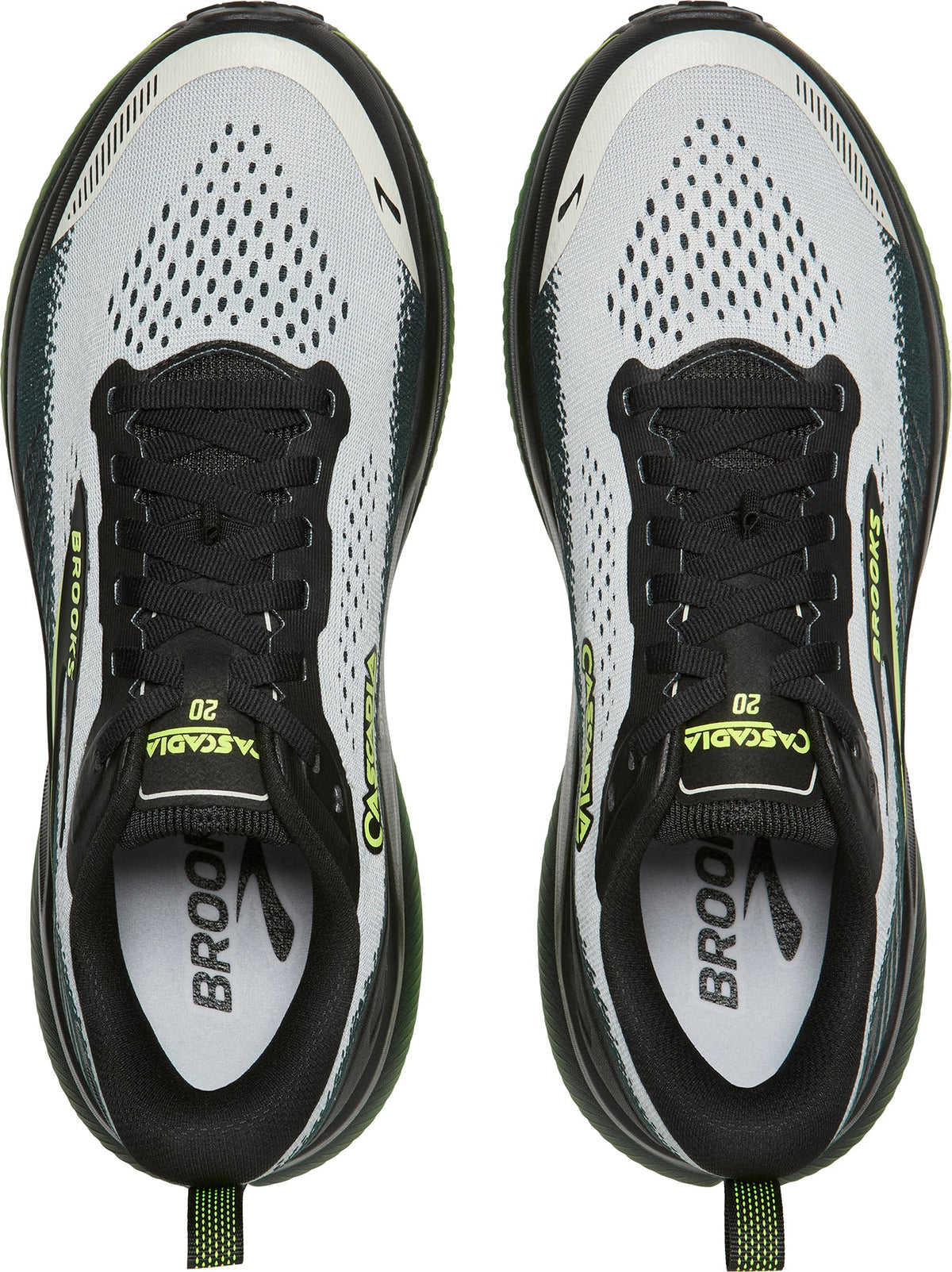 Brooks Men's Cascadia 20 Wide Fit Trail Running Shoes - Grey