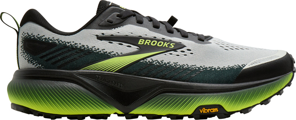 Brooks Men's Cascadia 20 Wide Fit Trail Running Shoes - Grey