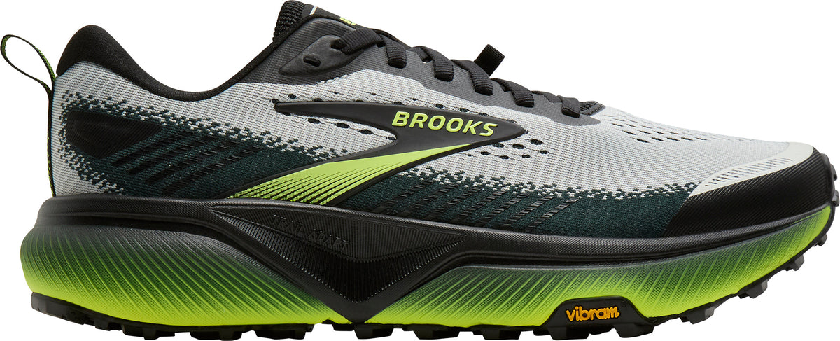 Brooks Men's Cascadia 20 Wide Fit Trail Running Shoes - Grey