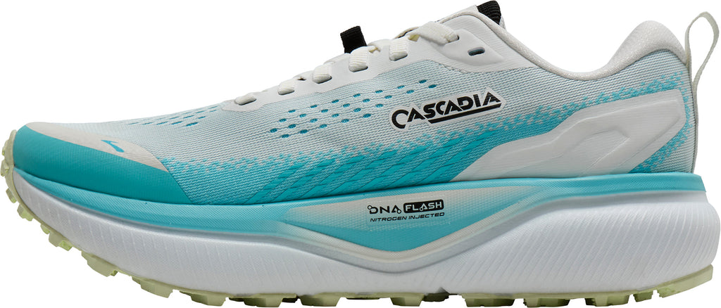 Brooks Men's Cascadia 20 Trail Running Shoes - White