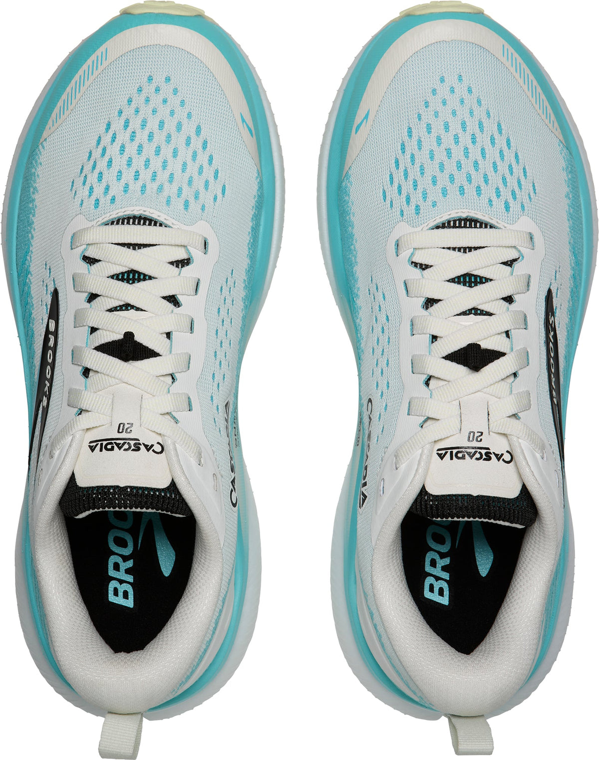 Brooks Men's Cascadia 20 Trail Running Shoes - White