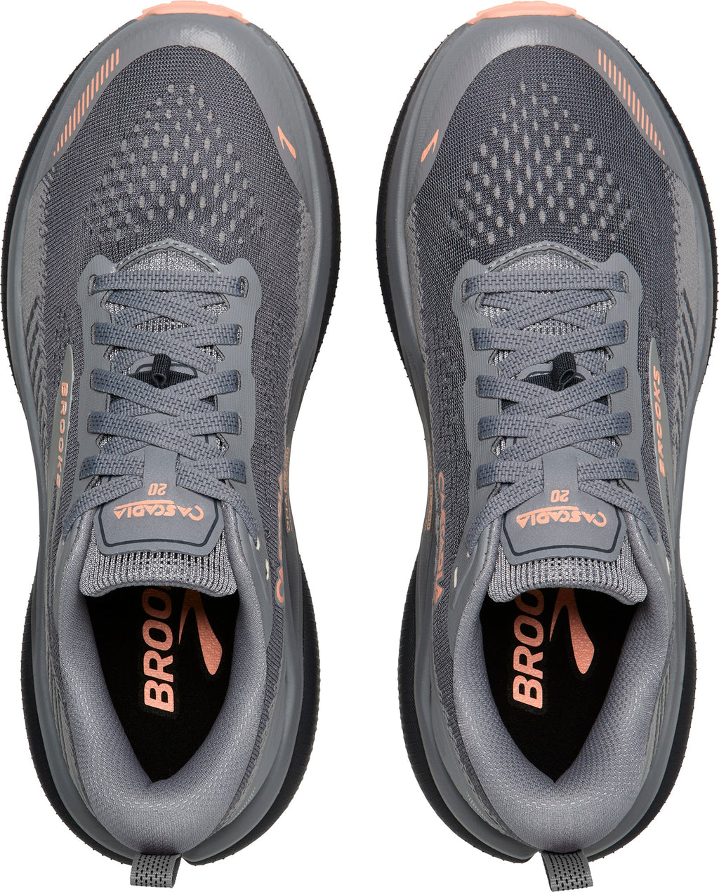 Brooks Women's Cascadia 20 Wide Fit Trail Running Shoes - Grey