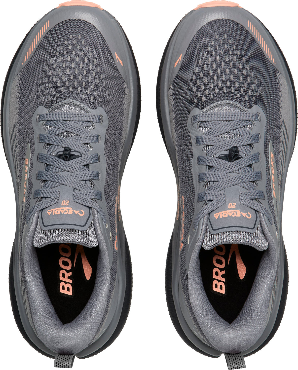 Brooks Women's Cascadia 20 Wide Fit Trail Running Shoes - Grey