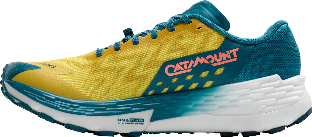 Brooks Men's Catamount 4 Trail Running Shoes - Yellow