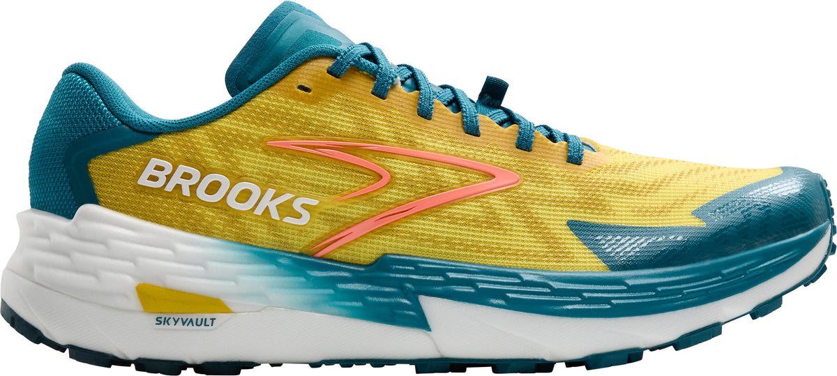Brooks Men's Catamount 4 Trail Running Shoes - Yellow