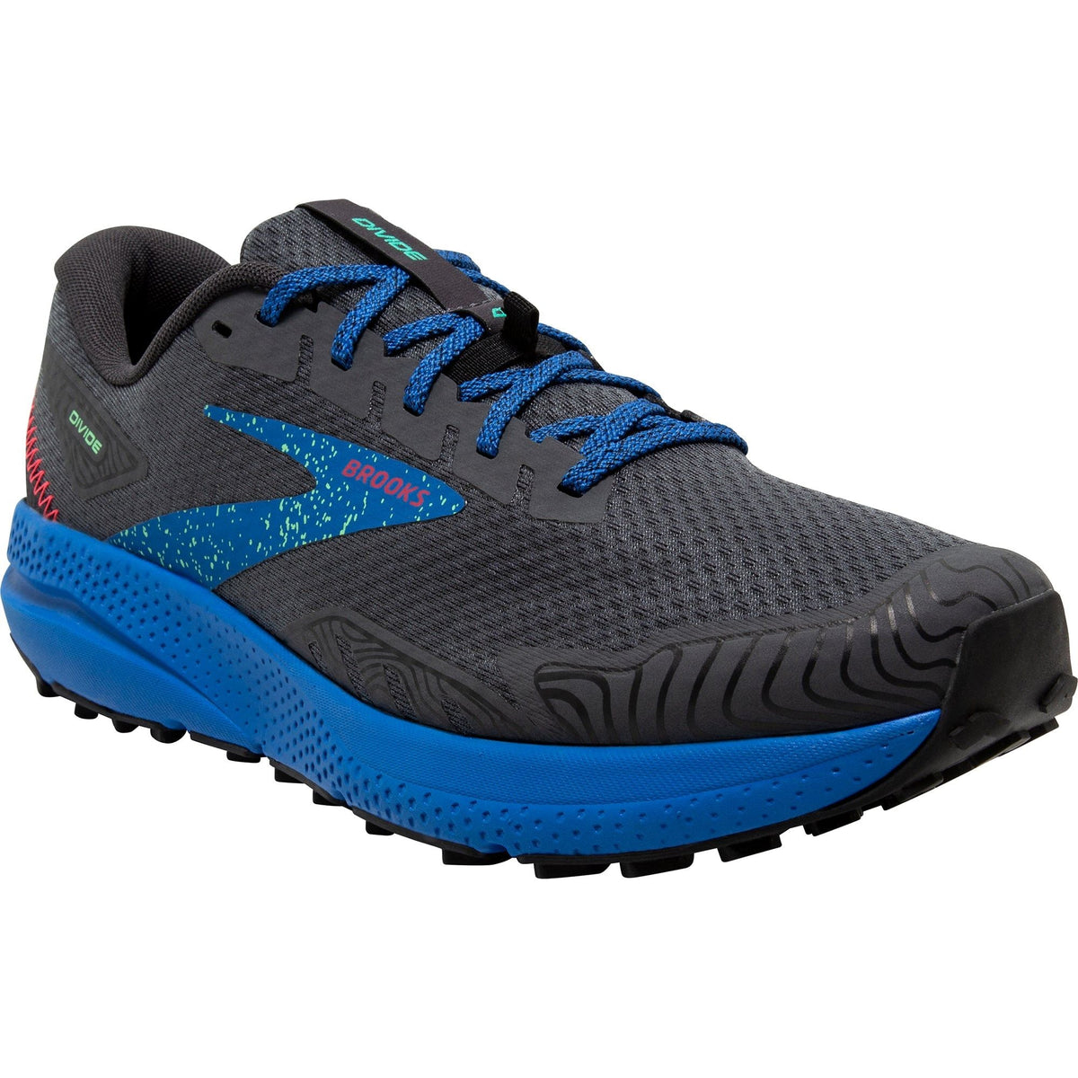 Brooks Men's Divide 4 Trail Running Shoes - Black